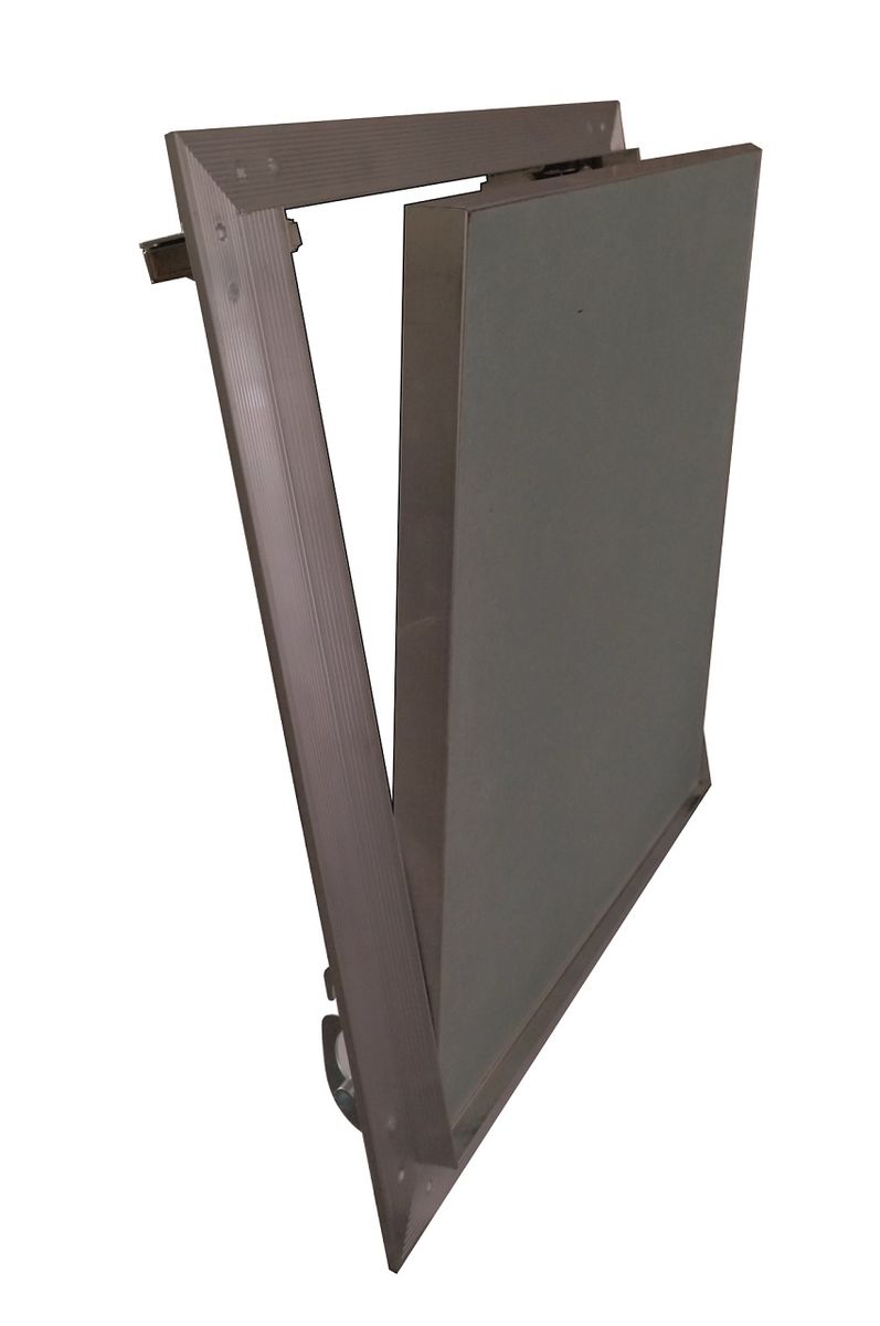Bathroom Inspection Hatch Access Panel Push Open Aluminium 200/200mm
