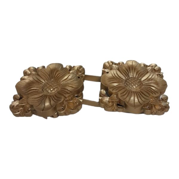 High-End Design Curtain Tieback - Steal - Set of Two