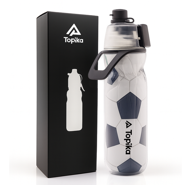 Topika Mist N' Sip Slightly Insulated Water Misting Squeeze Bottle 2-in-1