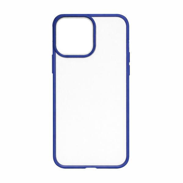Dual Tone Clear Hybrid Phone Case - Blue - Compatible With iPhone