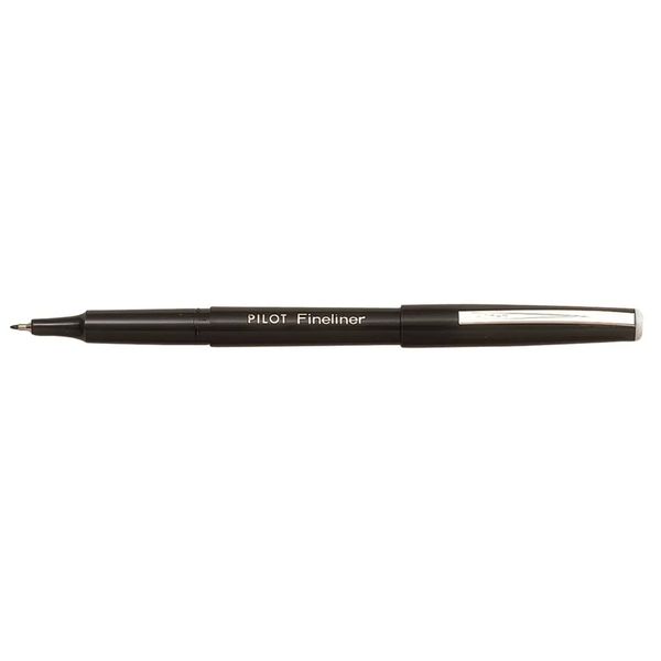 Pilot Fineliner Fibre Tip Pen Red x 3