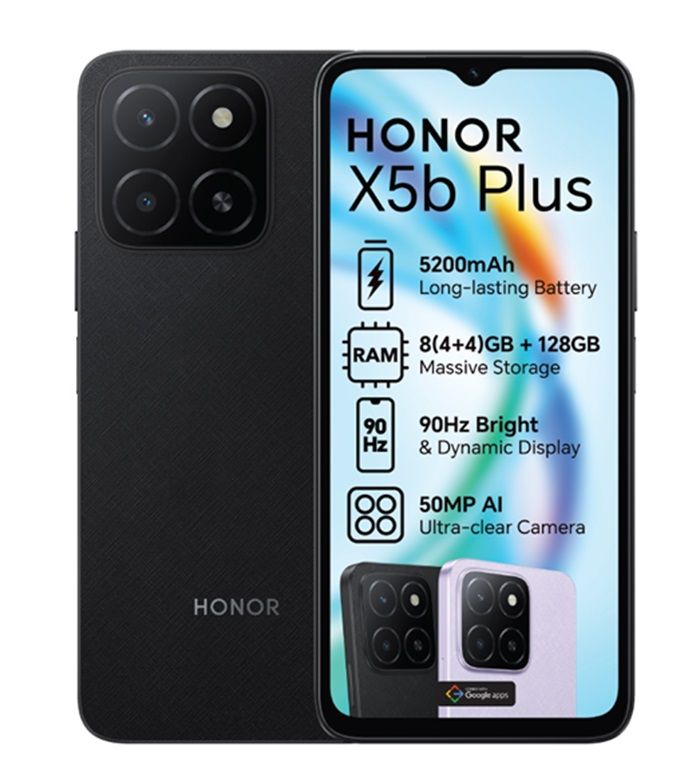 HONOR X5b Plus 128GB LTE Dual Sim - Midnight Black