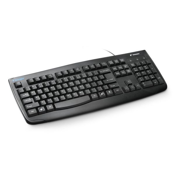 Kensington Pro Fit Washable Keyboard USB Wired - Black