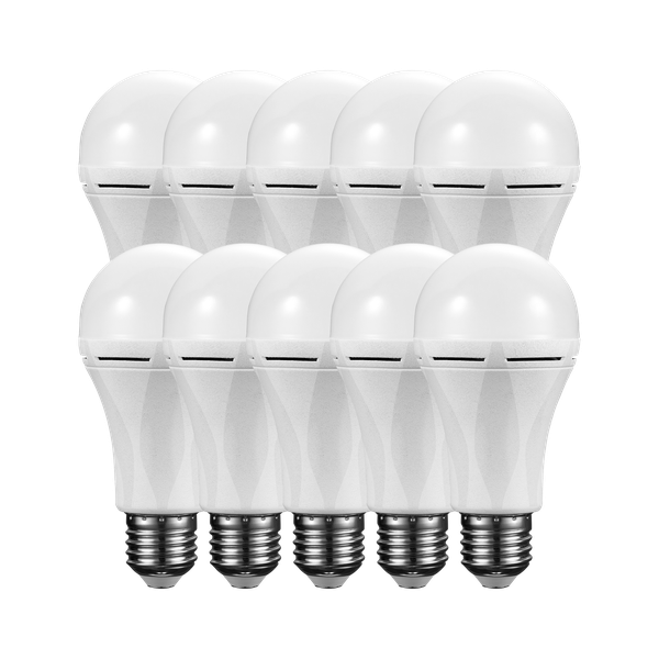 5W A60 LED Rechargeable Light Bulbs| E27 Edison Cool &amp; Warm| Switched