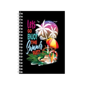 Lets Go Enjoy The Summer Notebook Summer Gift Idea A5 Notepad 150 ...