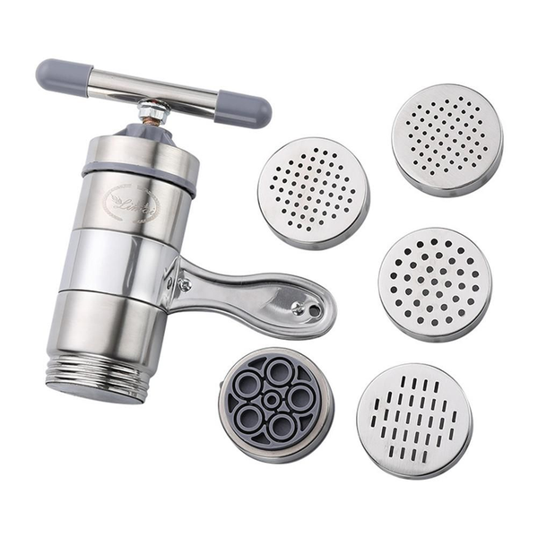 6 Pieces Stainless Steel Manual Noodle Pasta Maker
