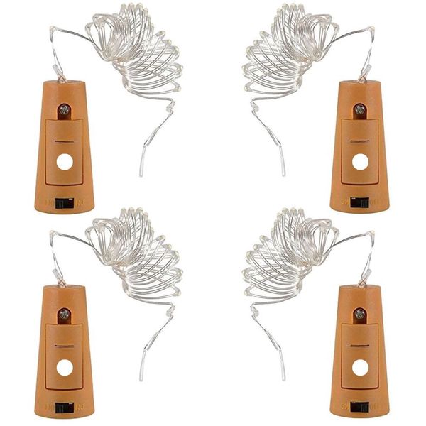 Home Decor DIY Lamp Bottle Cork Light - Set of 4 - 2 Metres