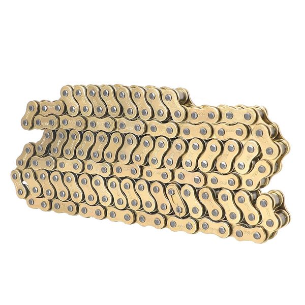 428H 136L Precision Roller Chain - Heavy Duty Gold Motorcycle Chain