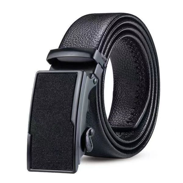 Frosted Men Casual Belt Automatic Buckle Adjustable Length Holiday Gift