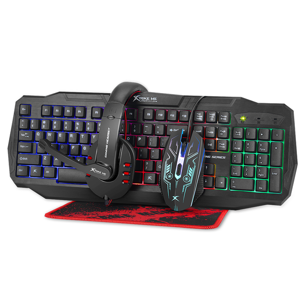 Pro Gamer XTRIKE CM-406 4-in-1 Gaming Combo