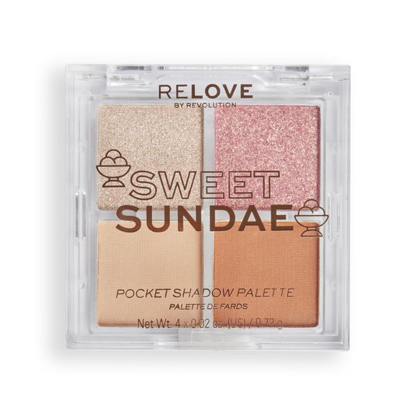 Relove By Revolution 4 Quad Pocket Eyeshadow Palette