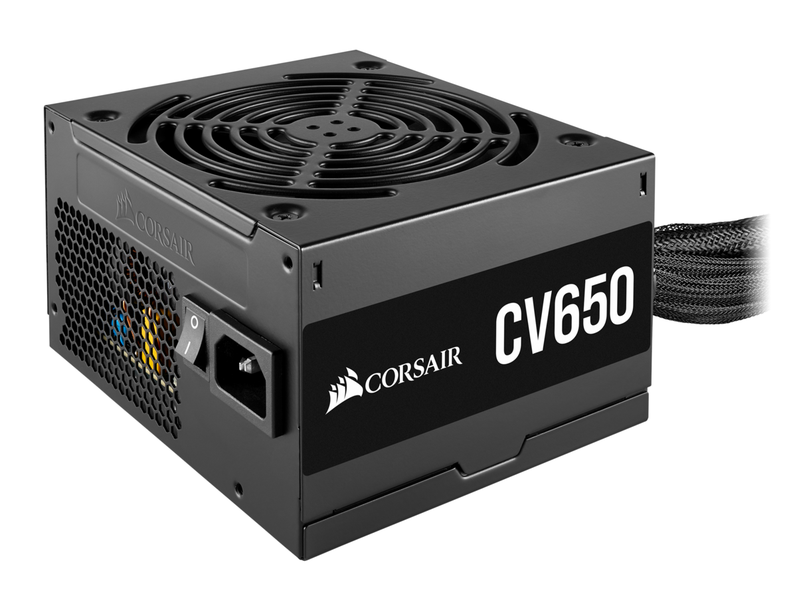 Corsair CV Series CV650 — 650 Watt 80 Plus Bronze Certified Power Supply