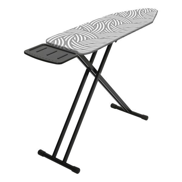 CASA Ironing Board - Classic Iron Rest - Cotton Cover - 122x38x91cm