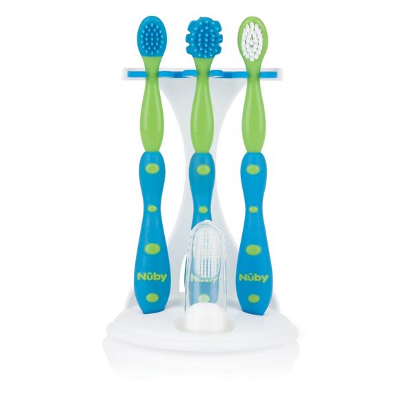 Nuby 4 Stage Oral Care Set - Boy