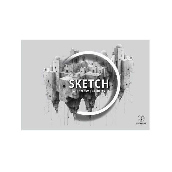 Art Board A3 Sketch Pad - 40 Sheets