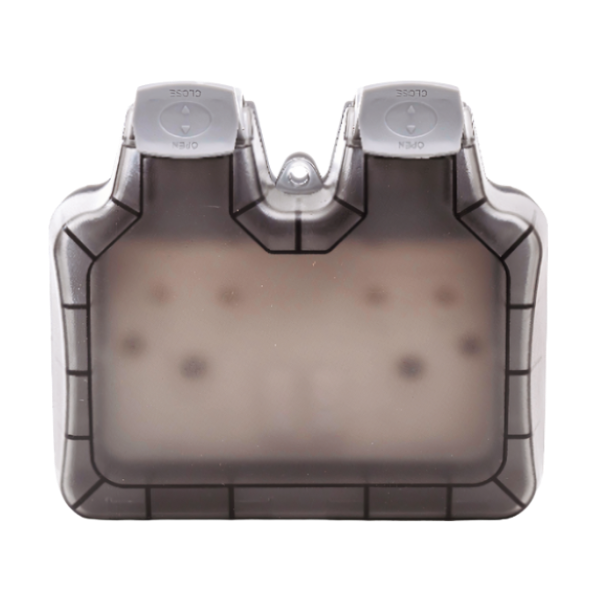 Weatherproof - Double switched outdoor socket 16A