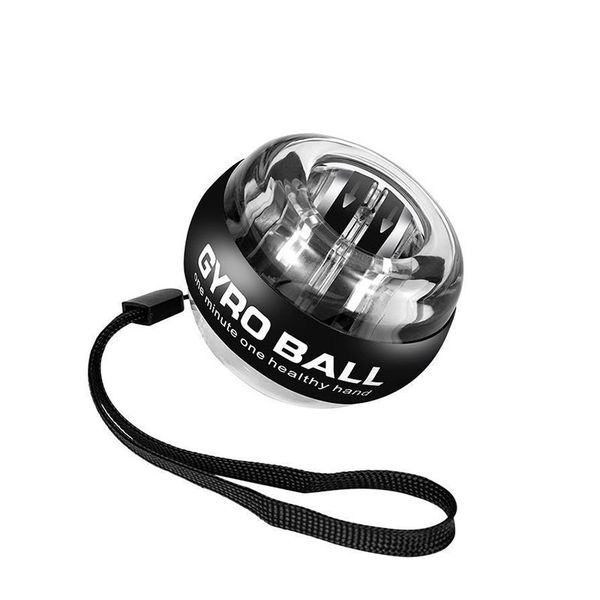 Gyroscopic Wrist Ball with Color-Changing Lights - Alloy Core + Accessories