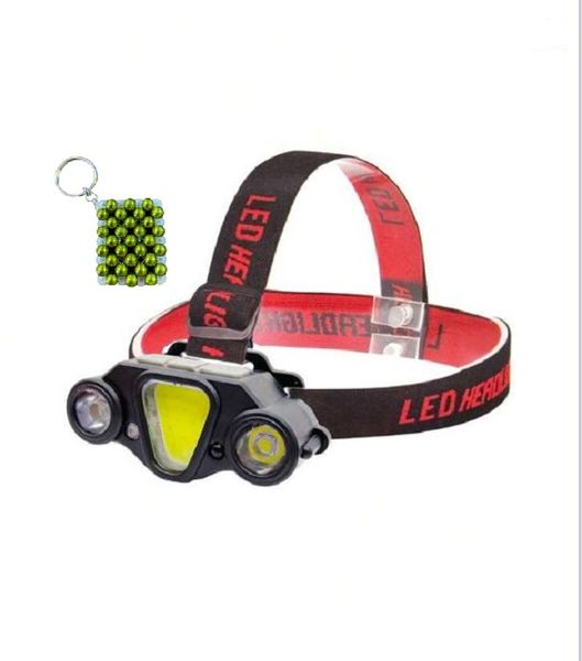 872A Andowl Rechargeable Headlamp - Super Bright Spotlight &amp; Key Holder