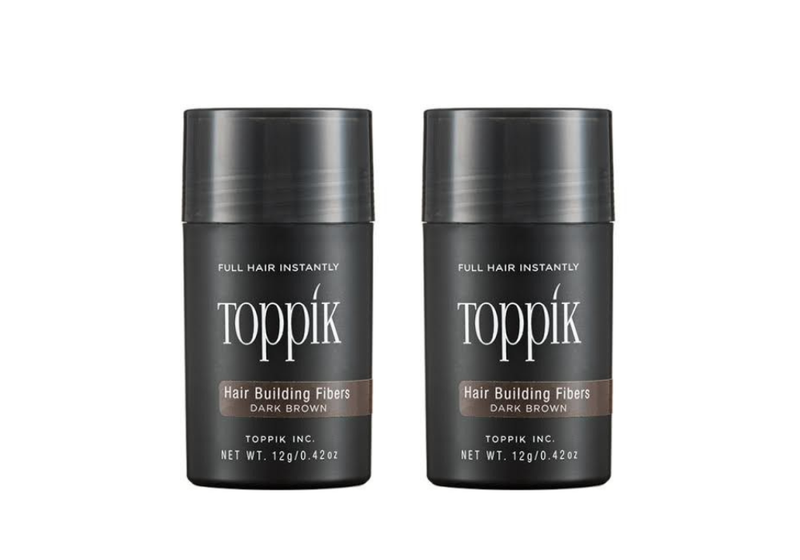 Toppik Hair Building Fibers for Hairloss - Twin Pack - Black 12g