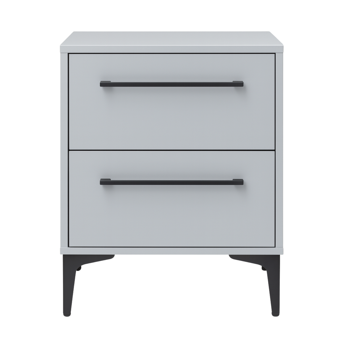 Refined Spaces - Solace 2-Drawer Nightstand & Bedside Table - 65cm High