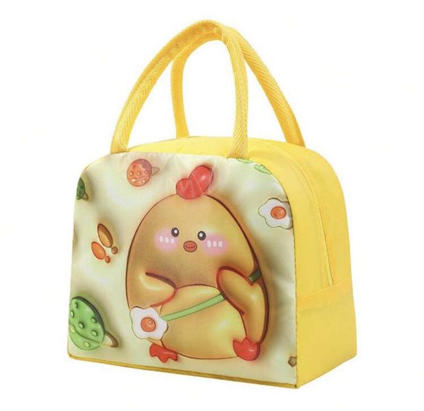 3D Cute Chick Design Thermal Insulation Lunch Bag