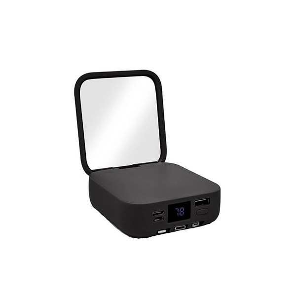 Power Bank Portable Charger With Makeup Mirror 5000mAh Mini