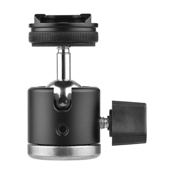 2-in-1 Mini Ball Head with Cold Shoe Mount