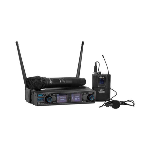 Hybrid U-DV MKIII Single Wireless Microphone and Lapel System