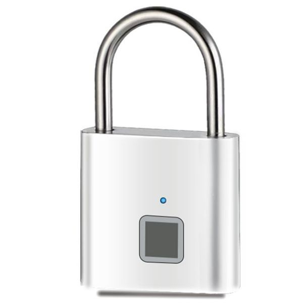 Fingerprint Lock Electronic Lock Electronic Fingerprint Lock Silver
