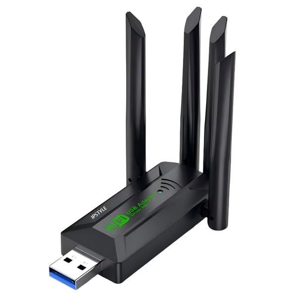 1200Mbps WiFi USB Adapter Dual Band 2.4G+5Ghz Wi-Fi Dongle High-Speed