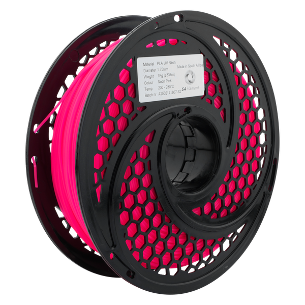 SA Filament PLA UV Neon Filament 1kg - Pink