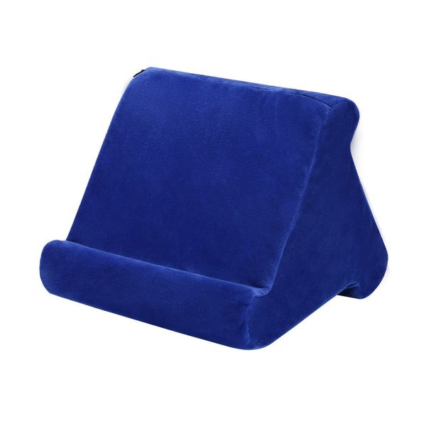 Pillow Lap Stand Sponge Pillow Mobile &amp; Tablet Holder - Royal Blue