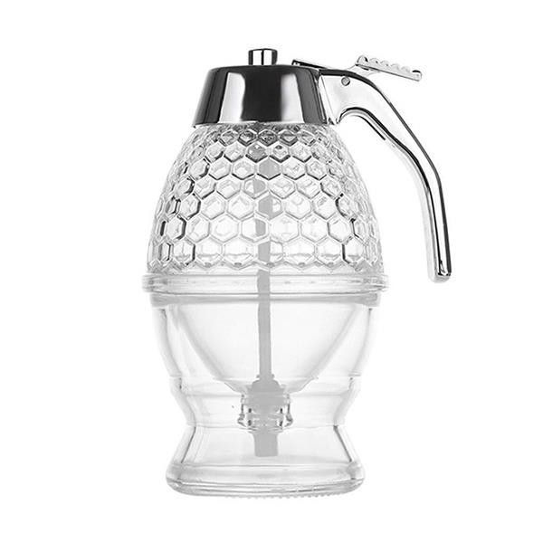 Transparent 200ml Honey Jar &amp; Dispenser