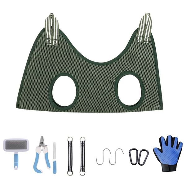 11 Piece Pet Grooming Hammock Set Pet Supplies Relaxation Small &amp; Medium Pet