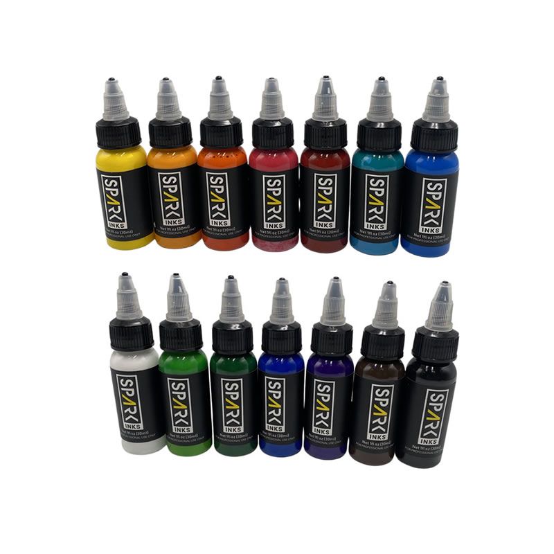 Professional Colorful Tattoo Ink Set of 14 x 30ml Shop Today. Get