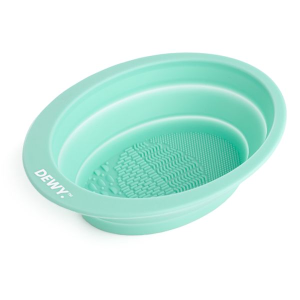 Dewy - Makeup Brush Cleaner Mat / Collapsible Bowl (Silicone, Pink)