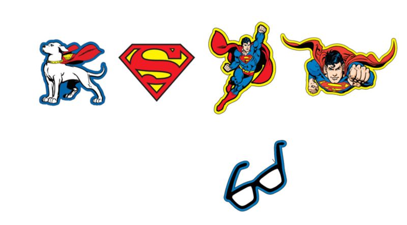 Jibbitz - Superman 5 Pack