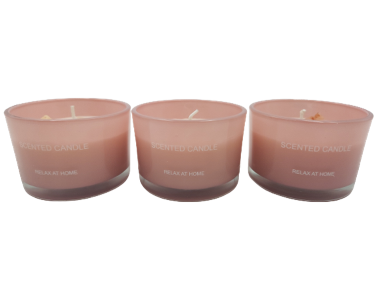 Scented Crystal Candles - Set of 3