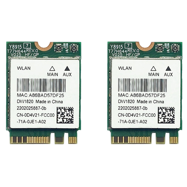 Dw1820 Qcnfa344A Wireless Network Card 2 4G+5G Supports 802 11Ac