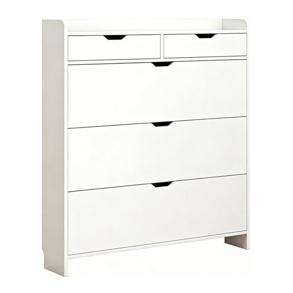 Four-Layer Flip-Top Shoe Cabinet Narrow Shoe Storage Cabinet Space Saving