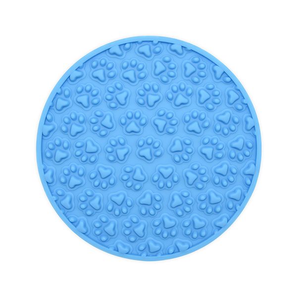 Silicone Pet Lick Pad Distraction and Entertainment Mat - Paw Print
