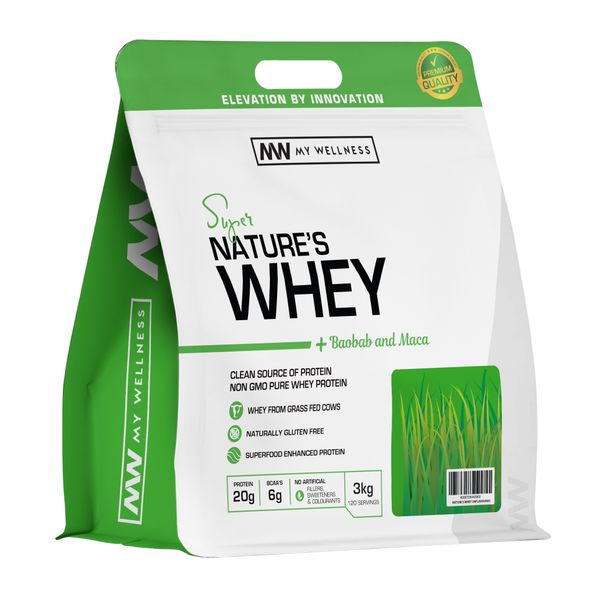 My Wellness - Natures Whey Protein 3kg Unflavoured