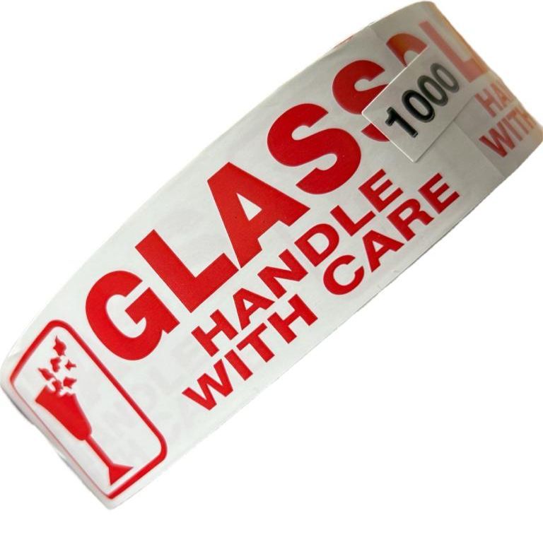 Glass Handle With Care 125mmx40mm Roll of 1000 Shop Today. Get it