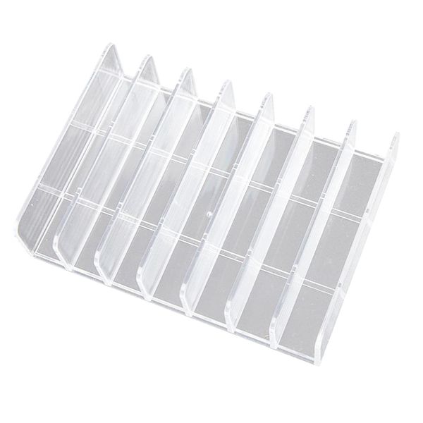 Decor 7-Grid Makeup Palettes and Cosmetics Organizer Rack 17cm