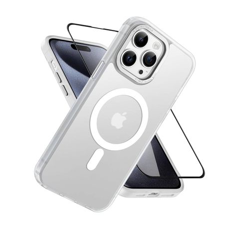MagSafe Clear Case & Screen Protector Combo Compatible with iPhone 11 Pro Image
