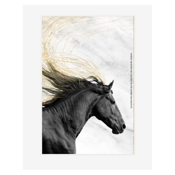 Canvas Art: Modern Art - The Horse (Canvas Only)