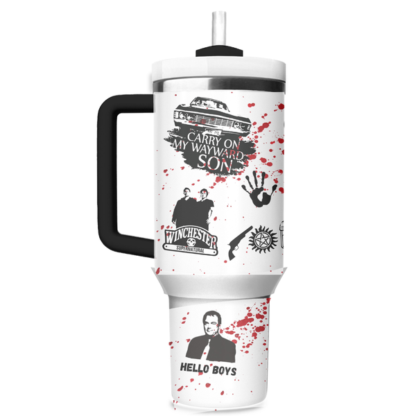 Supernatural Inspired 40oz Quencher Tumbler