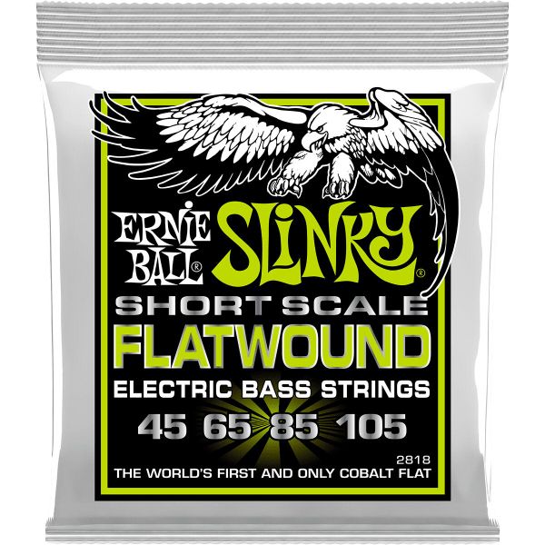 Ernie Ball 2818 - Slinky Flatwound Short Scale Bass Strings