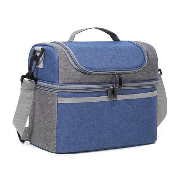 Lunch Meal Shoulder Bag - Light Blue