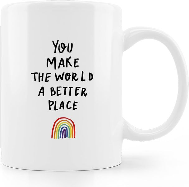 World,better place-Father's day-Valentines-Mother's day-Christmas Mug